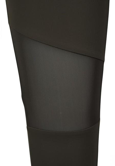 Urban Classics Tech Mesh leggings da donna, oliva