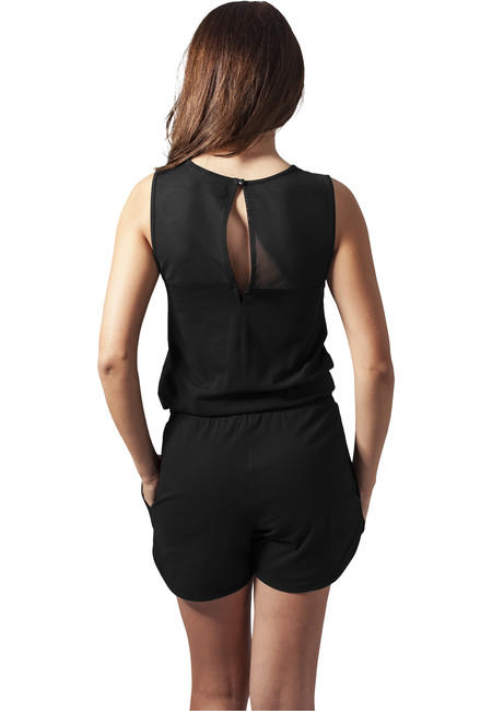 Urban Classics Salopette corta da donna, nera