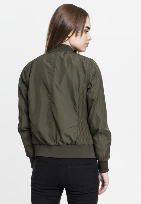 Urban Classics Bomber leggero da donna, oliva