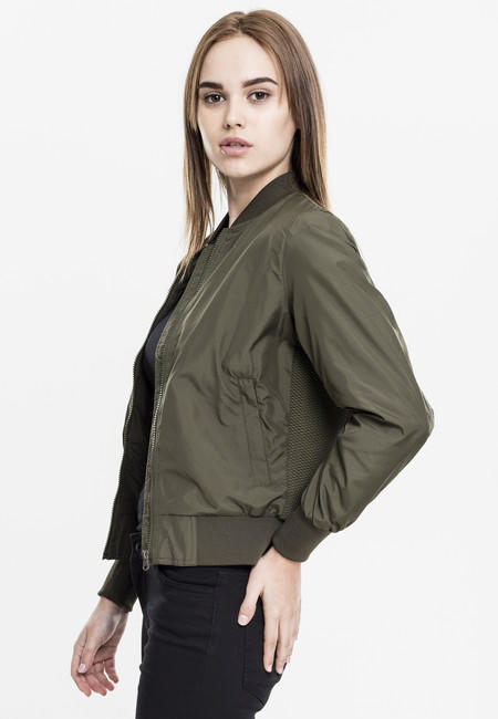 Urban Classics Bomber leggero da donna, oliva