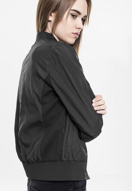 Urban Classics Bomber leggero da donna, nero