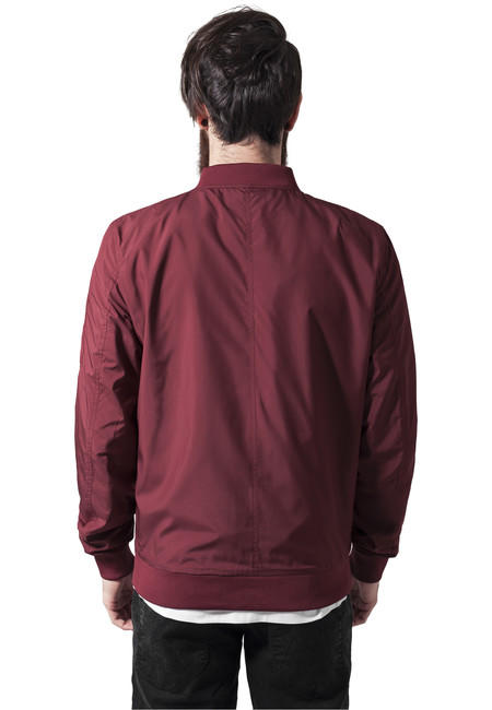 Urban Classics Light bomber giacca, bordeaux