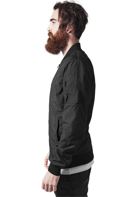 Urban Classics Bomber leggero, nero