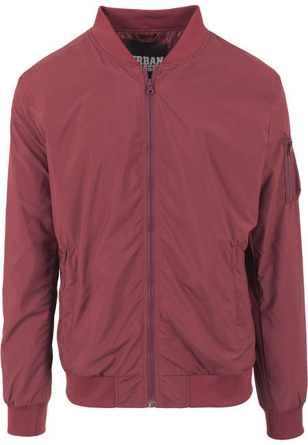 Urban Classics Light bomber giacca, bordeaux