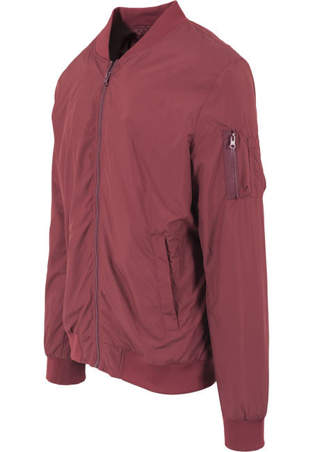Urban Classics Light bomber giacca, bordeaux