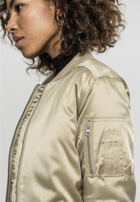 Urban Classics Bomber in raso da donna, oro