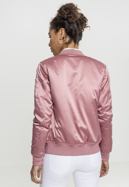 Urban Classics Women's Satin Bomber Jacket