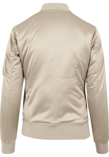 Urban Classics Bomber in raso da donna, oro