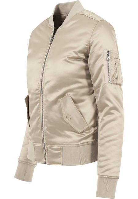 Urban Classics Bomber in raso da donna, oro