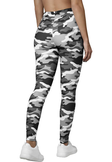 Urban Classics leggings da donna, camo neve