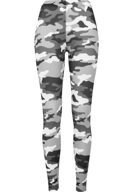 Urban Classics leggings da donna, camo neve