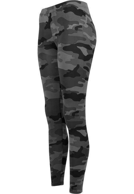 Urban Classics leggings da donna, camo scuro