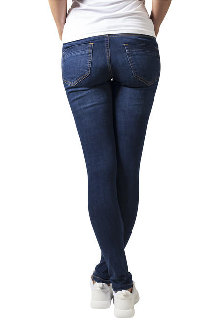 Urban Classics Pantaloni in denim da donna, blu scuro