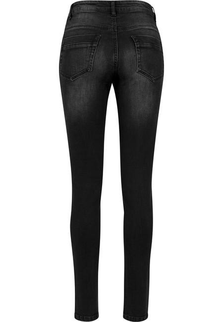 Urban Classics Pantaloni in denim da donna, neri
