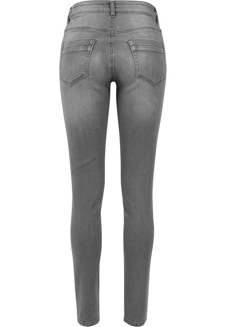 Urban Classics Pantaloni in denim da donna, grigi