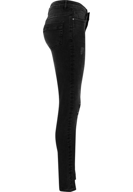 Urban Classics Pantaloni in denim da donna, neri