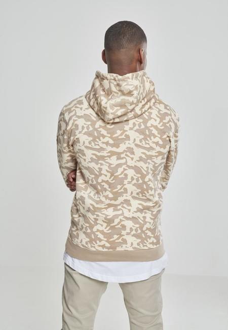 Urban Classics Felpa mimetica da uomo, beige camo