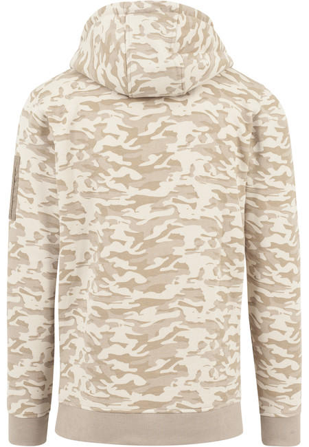 Urban Classics Felpa mimetica da uomo, beige camo
