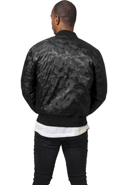Urban Classics Bomber mimetico, nero