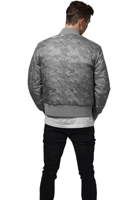 Urban Classics Bomber mimetico, pietra