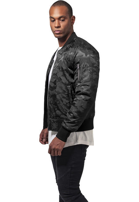 Urban Classics Bomber mimetico, nero