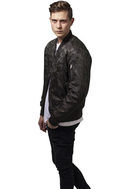 Urban Classics Bomber mimetico, oliva scuro