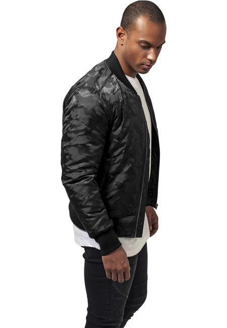 Urban Classics Bomber mimetico, nero
