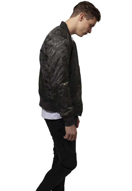 Urban Classics Bomber mimetico, oliva scuro