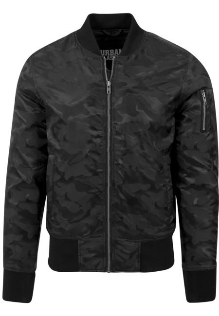 Urban Classics Bomber mimetico, nero