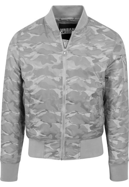 Urban Classics Bomber mimetico, pietra