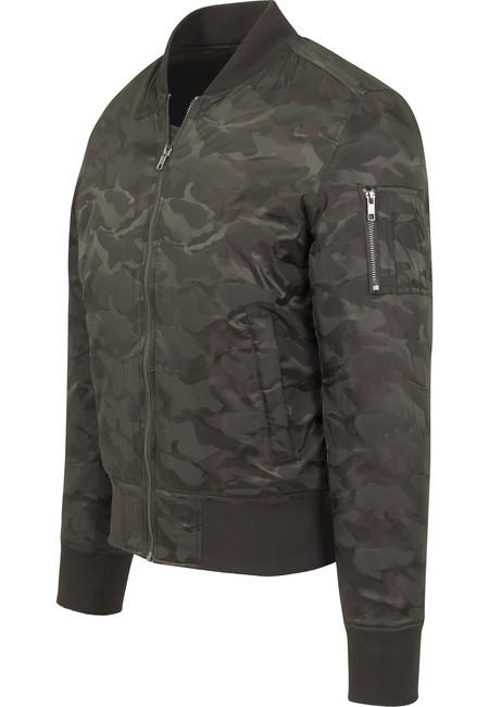 Urban Classics Bomber mimetico, oliva scuro