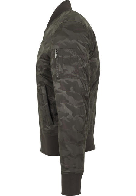 Urban Classics Bomber mimetico, oliva scuro