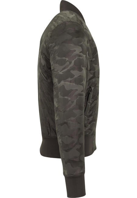 Urban Classics Bomber mimetico, oliva scuro