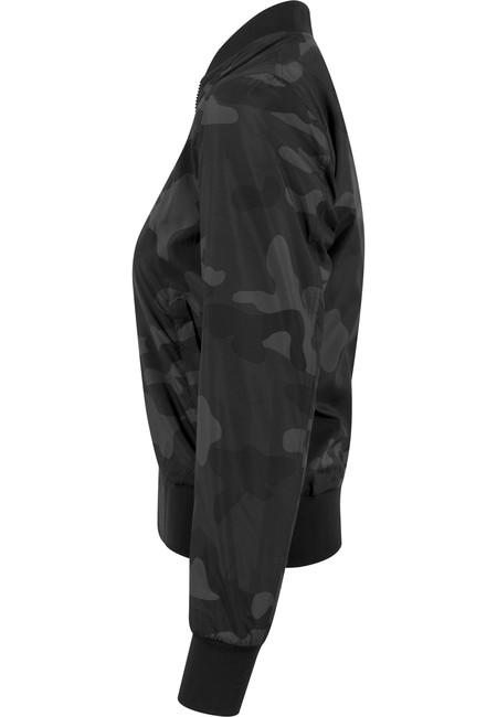 Urban Classics Giacca bomber leggera da donna mimetica, darkcamo