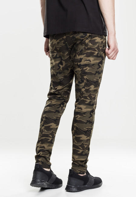 Urban Classics Pantaloni da corsa mimetici , wood camo