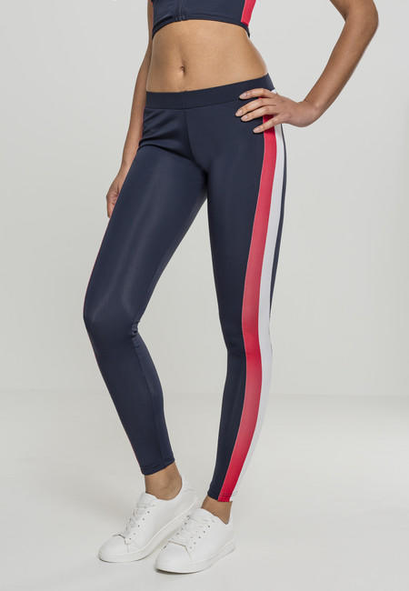 Urban Classics Side Stripe leggings da donna, Navy