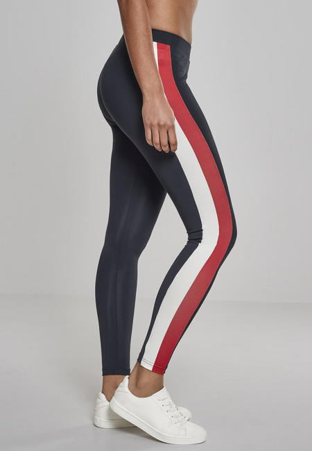 Urban Classics Side Stripe leggings da donna, Navy