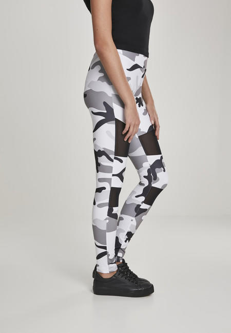 Urban Classics Tech Mesh leggings da donna, snowcamo