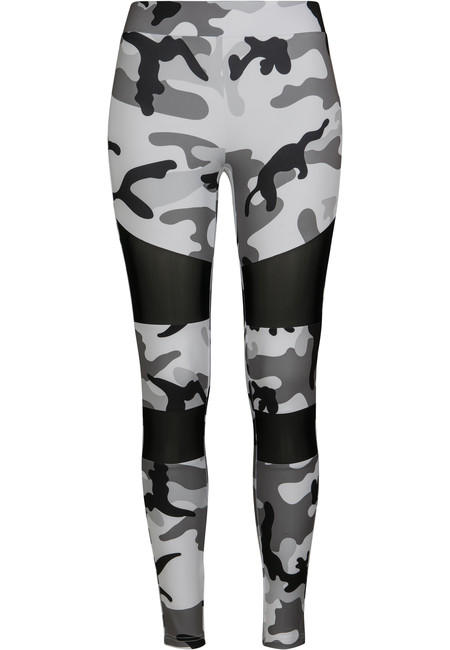 Urban Classics Tech Mesh leggings da donna, snowcamo