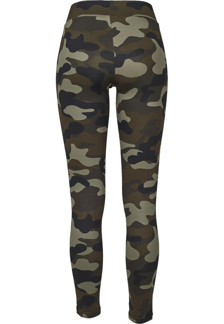 Urban Classics Tech Mesh leggings da donna, woodcamo