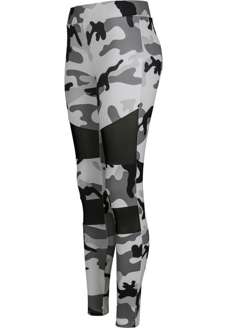 Urban Classics Tech Mesh leggings da donna, snowcamo