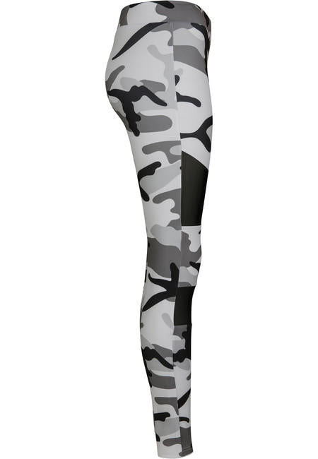 Urban Classics Tech Mesh leggings da donna, snowcamo