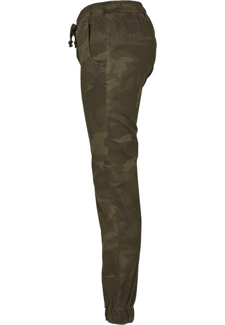 Urban Classics pantaloni da jogging da donna, oliva camo