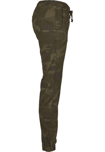 Urban Classics pantaloni da jogging da donna, oliva camo