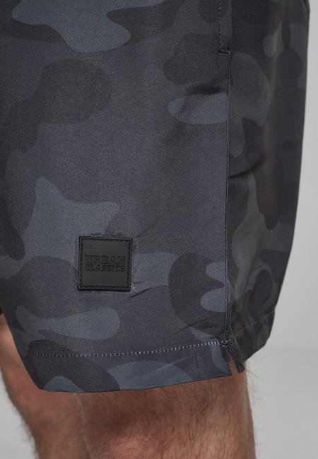 Urban Classics Costume da bagno mimetico da uomo, mimetico scuro