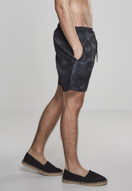 Urban Classics Costume da bagno mimetico da uomo, mimetico scuro