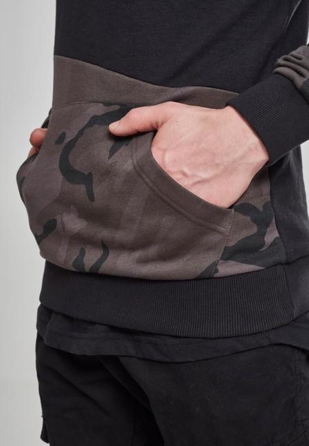 Urban Classics Zig Zag felpa da uomo, camo scuro