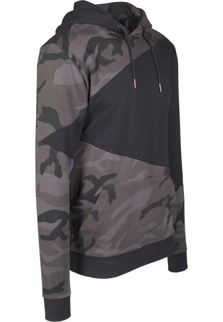 Urban Classics Zig Zag felpa da uomo, camo scuro