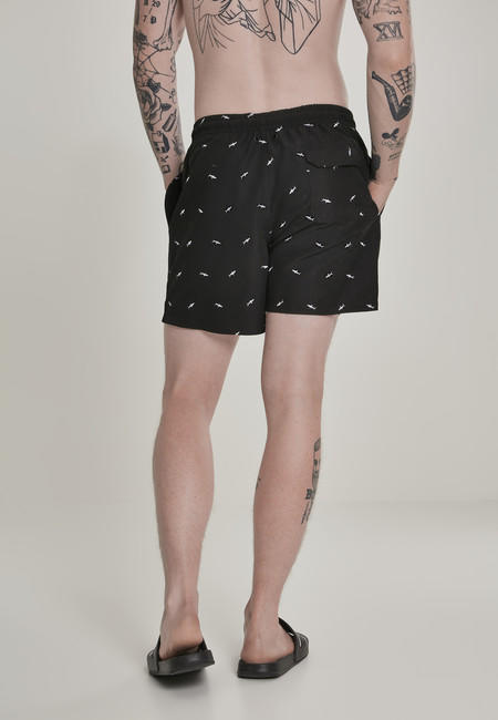 Urban Classics Costume da bagno da uomo, squalo, nero