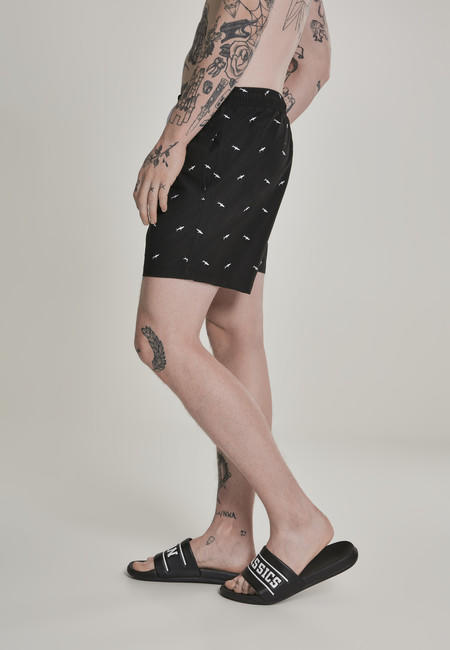 Urban Classics Costume da bagno da uomo, squalo, nero